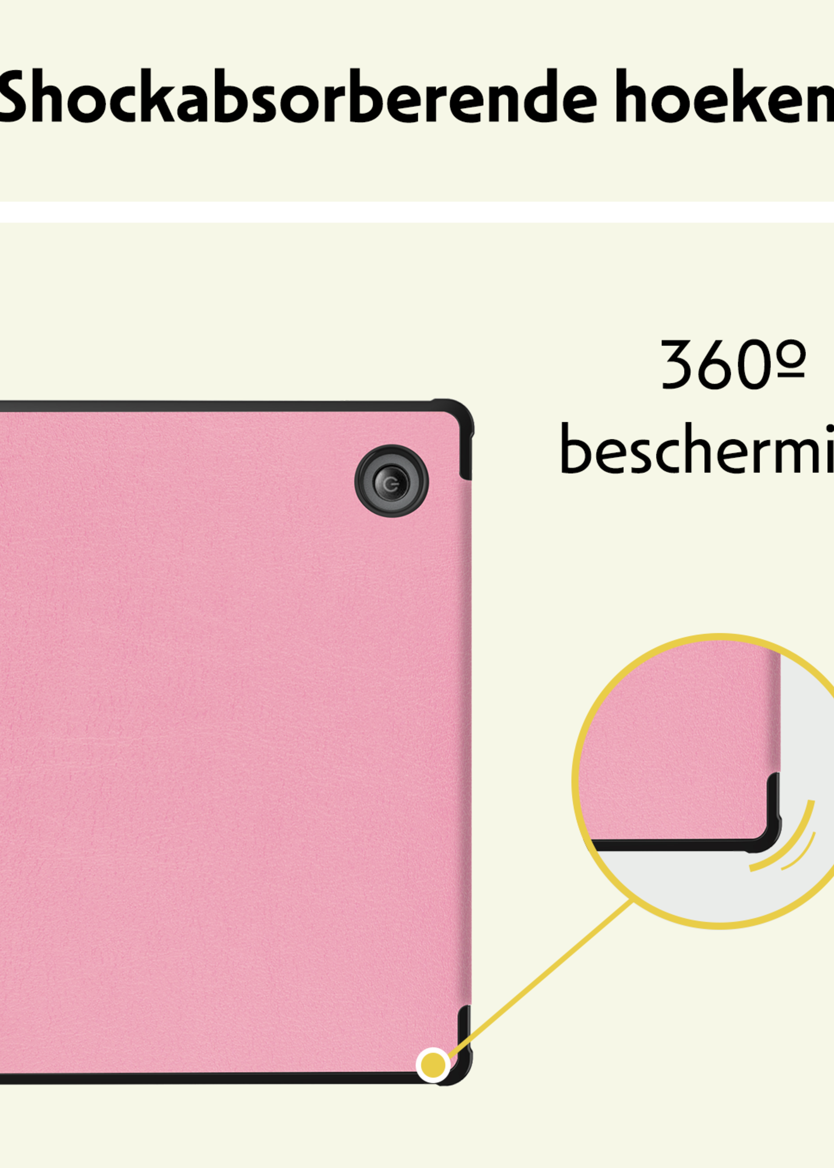 LUQ LUQ Kobo Libra Colour Hoesje - Roze