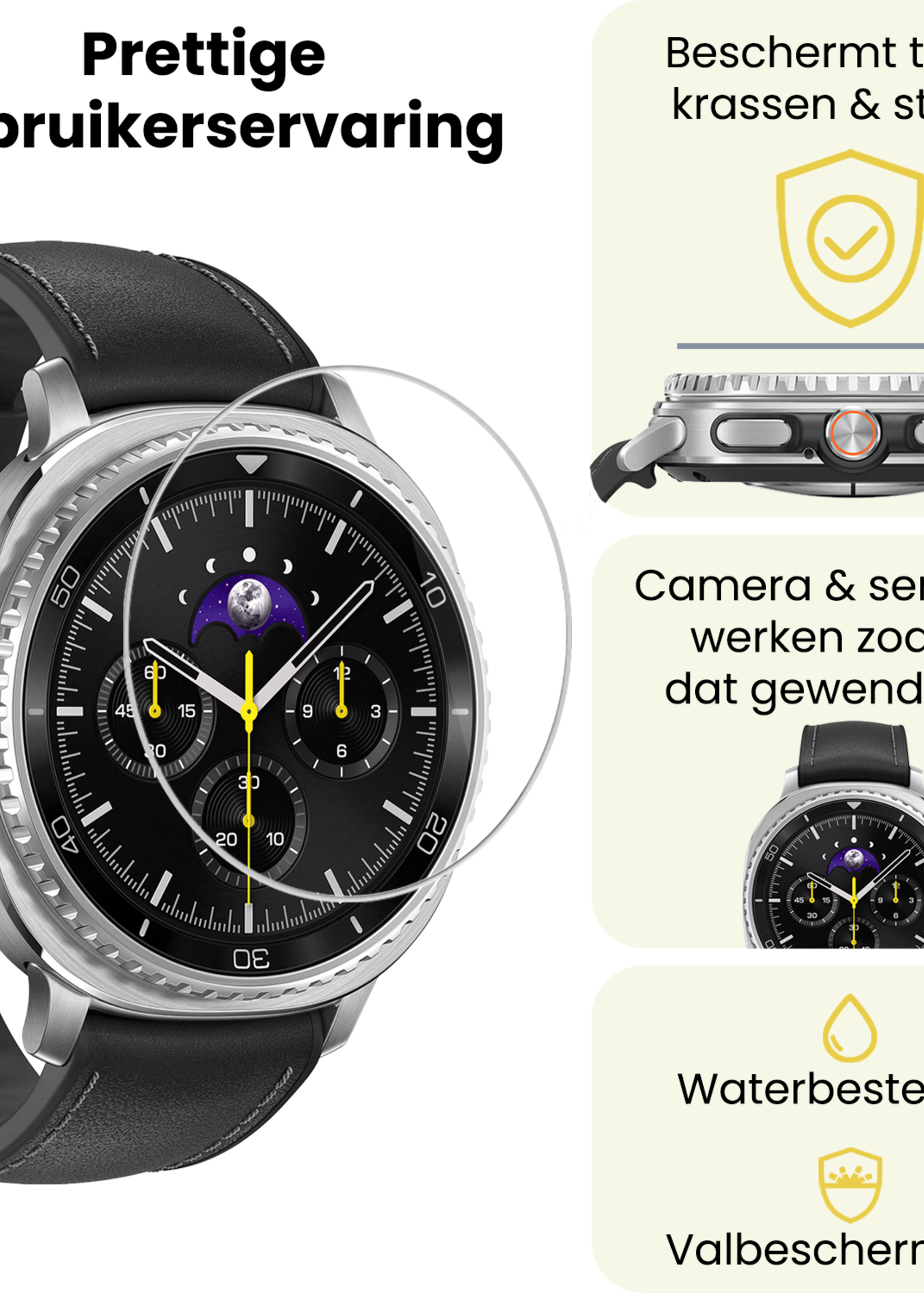 LUQ LUQ Samsung Galaxy Watch 8 Classic (46 mm) Screenprotector