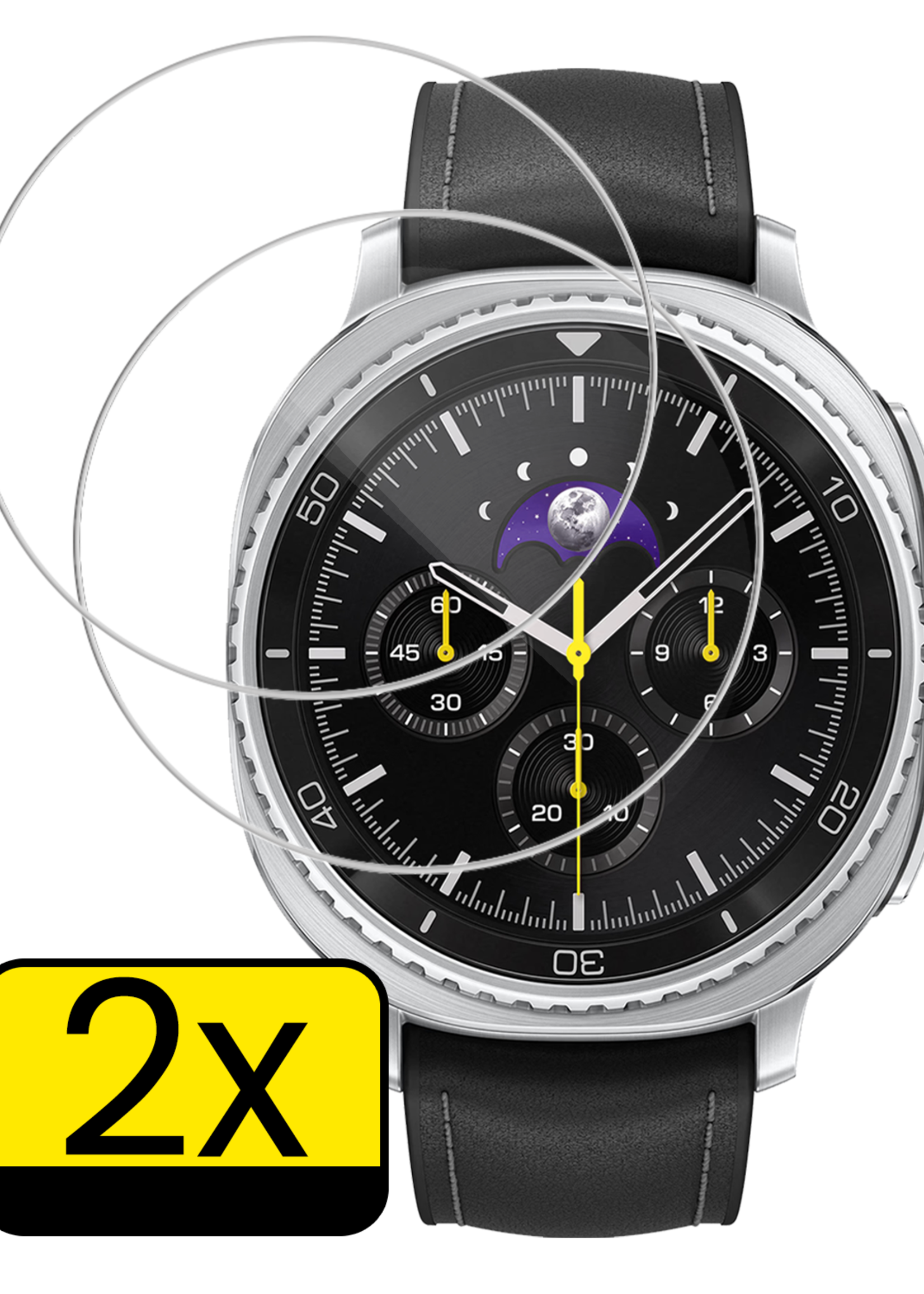 LUQ LUQ Samsung Galaxy Watch 8 Classic (46 mm) Screenprotector - 2 PACK
