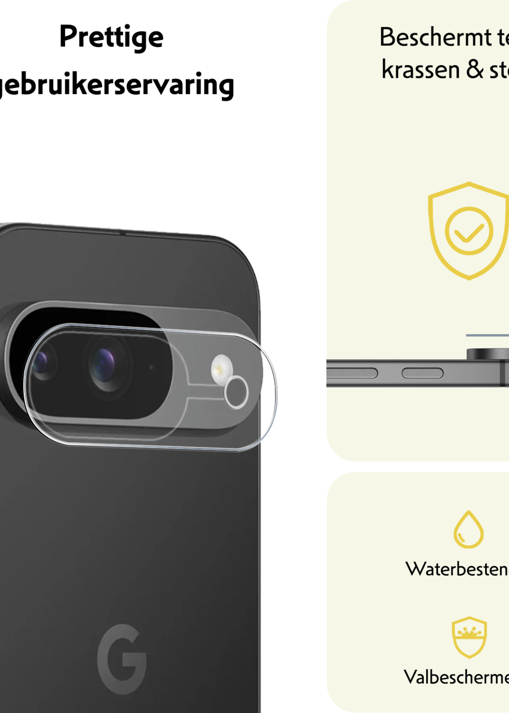 LUQ LUQ Google Pixel 10 Camera Screenprotector - 2 PACK