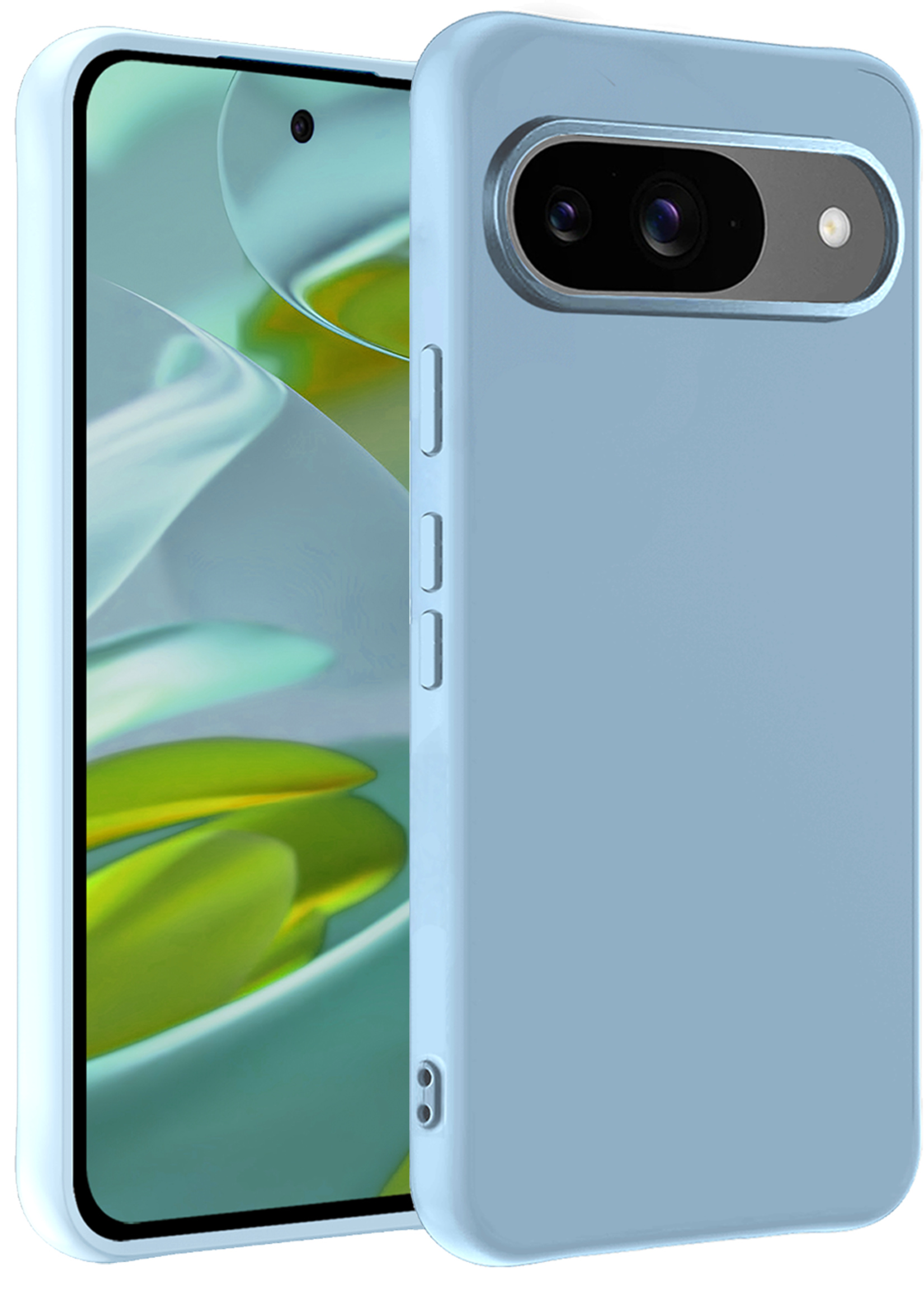 LUQ LUQ Google Pixel 10 Hoesje Siliconen - Lichtblauw