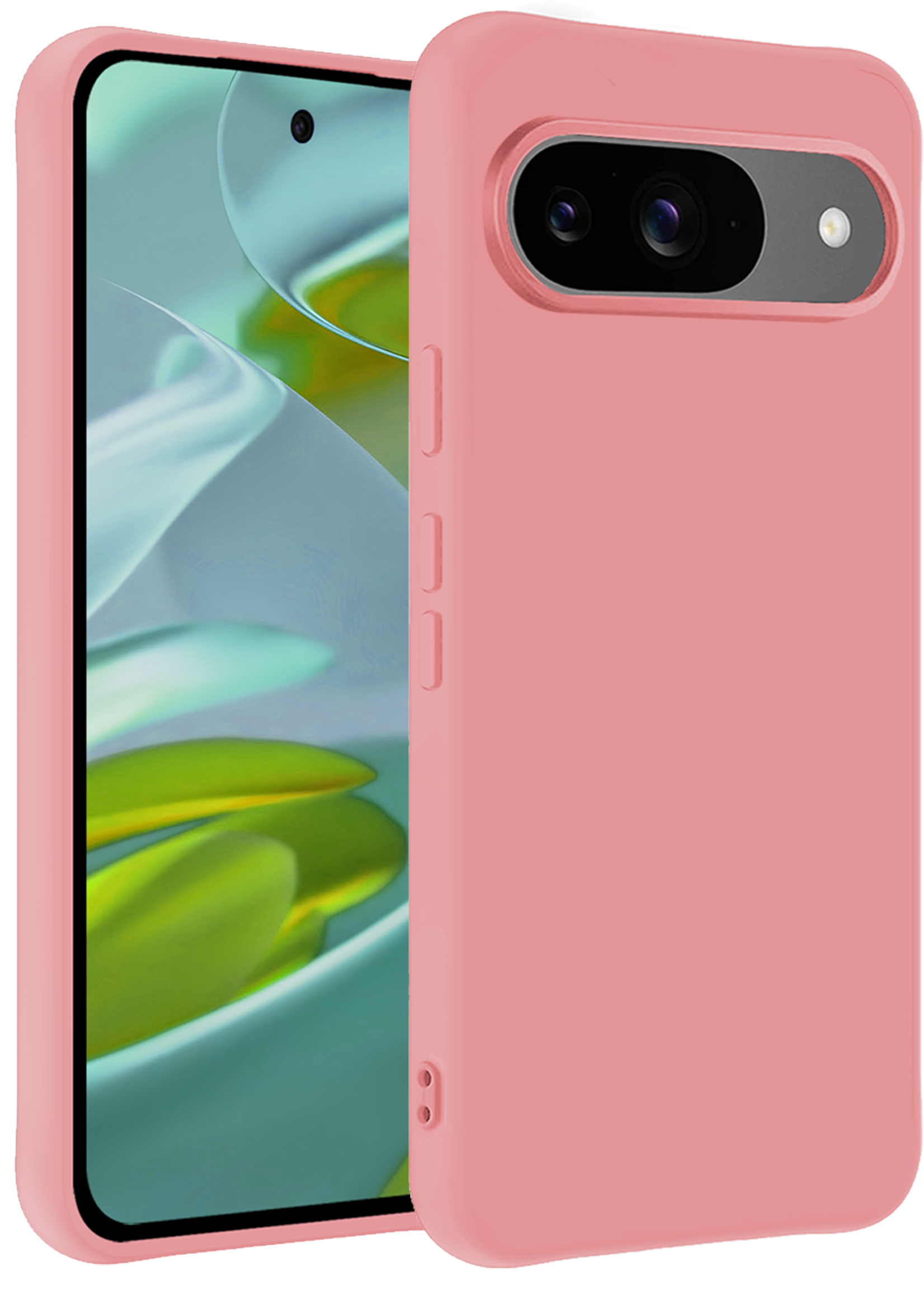 LUQ LUQ Google Pixel 10 Hoesje Siliconen - Lichtroze