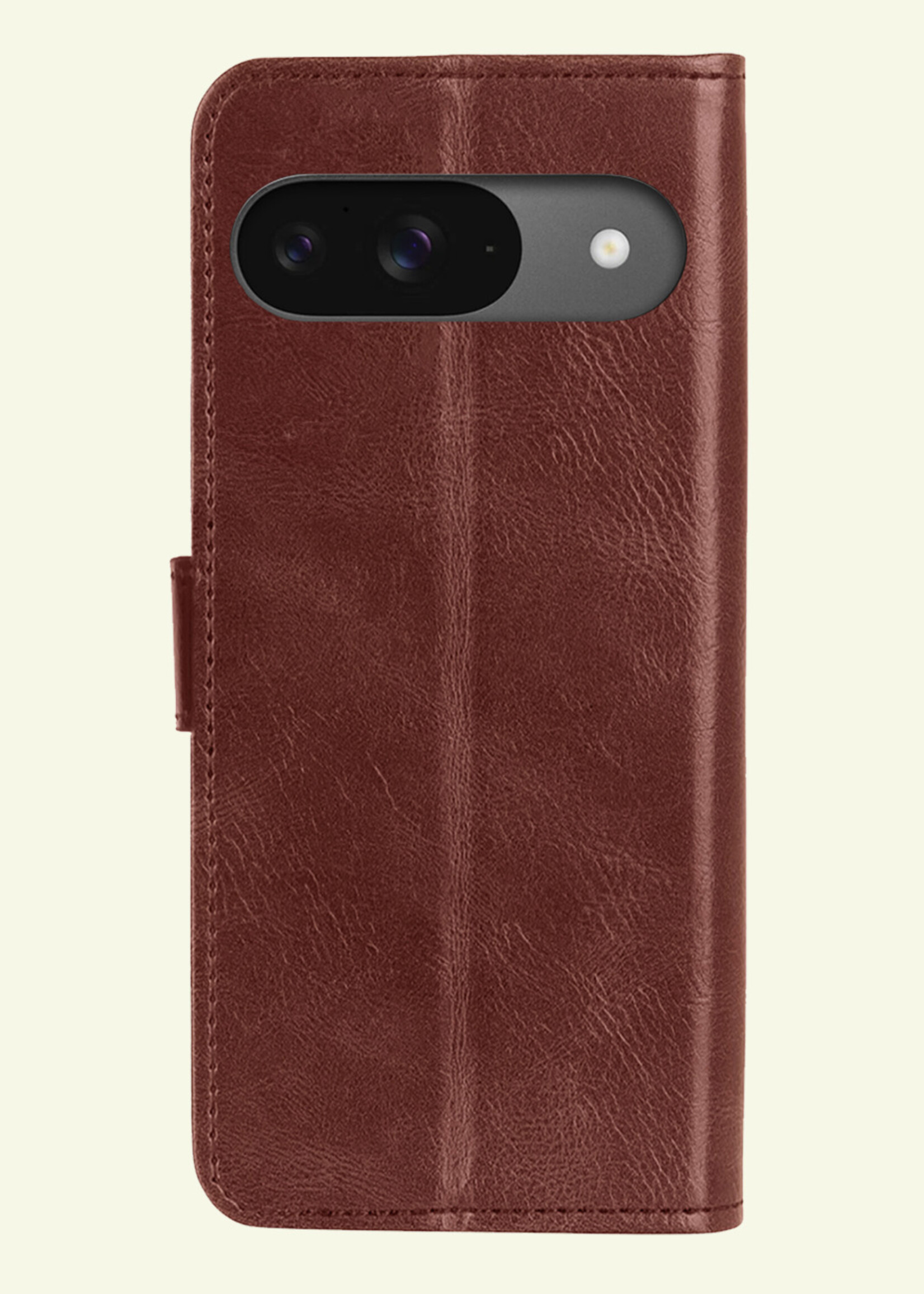 LUQ LUQ Google Pixel 10 Hoesje Bookcase - Bruin