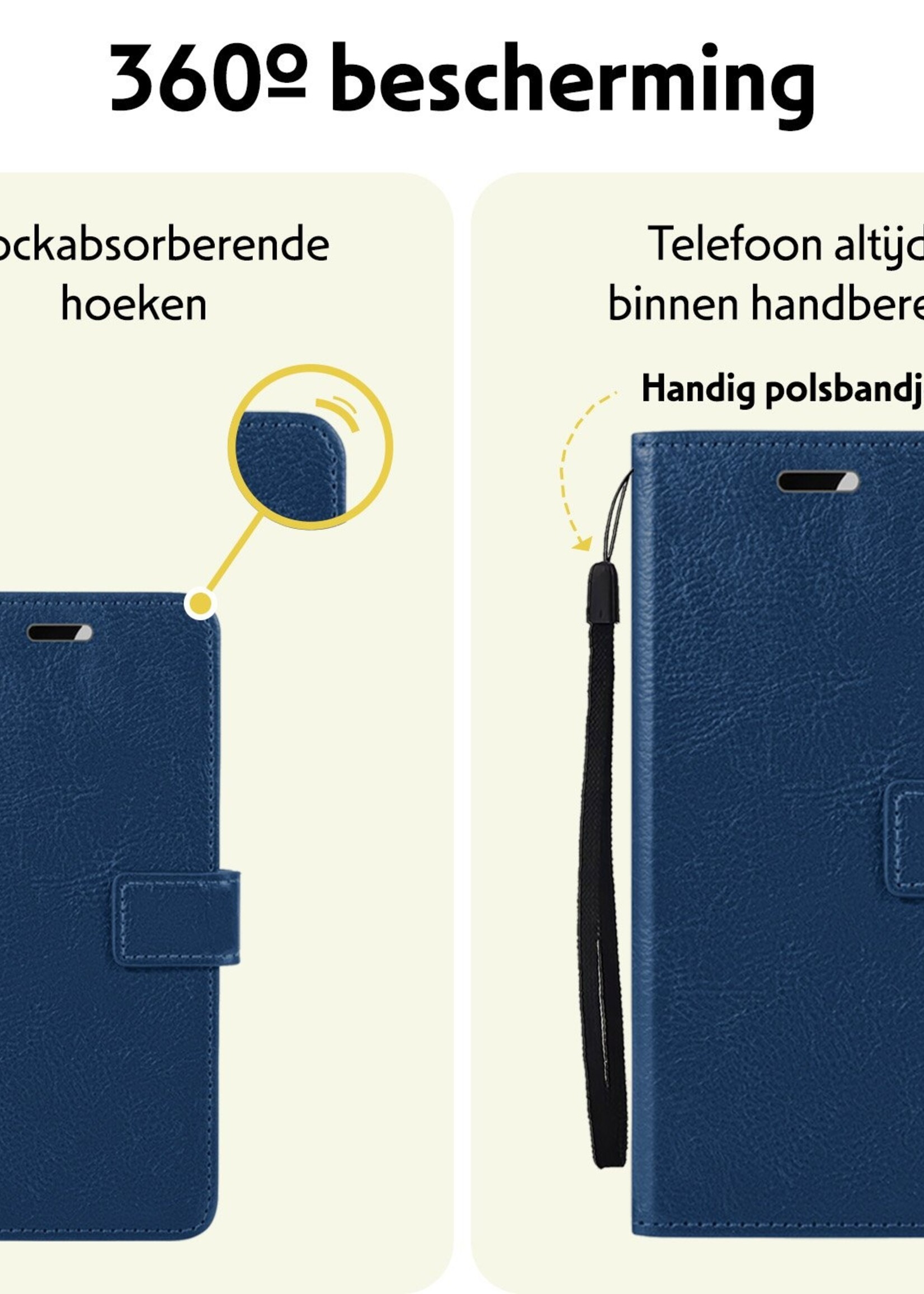 LUQ LUQ Google Pixel 10 Hoesje Bookcase - Donkerblauw