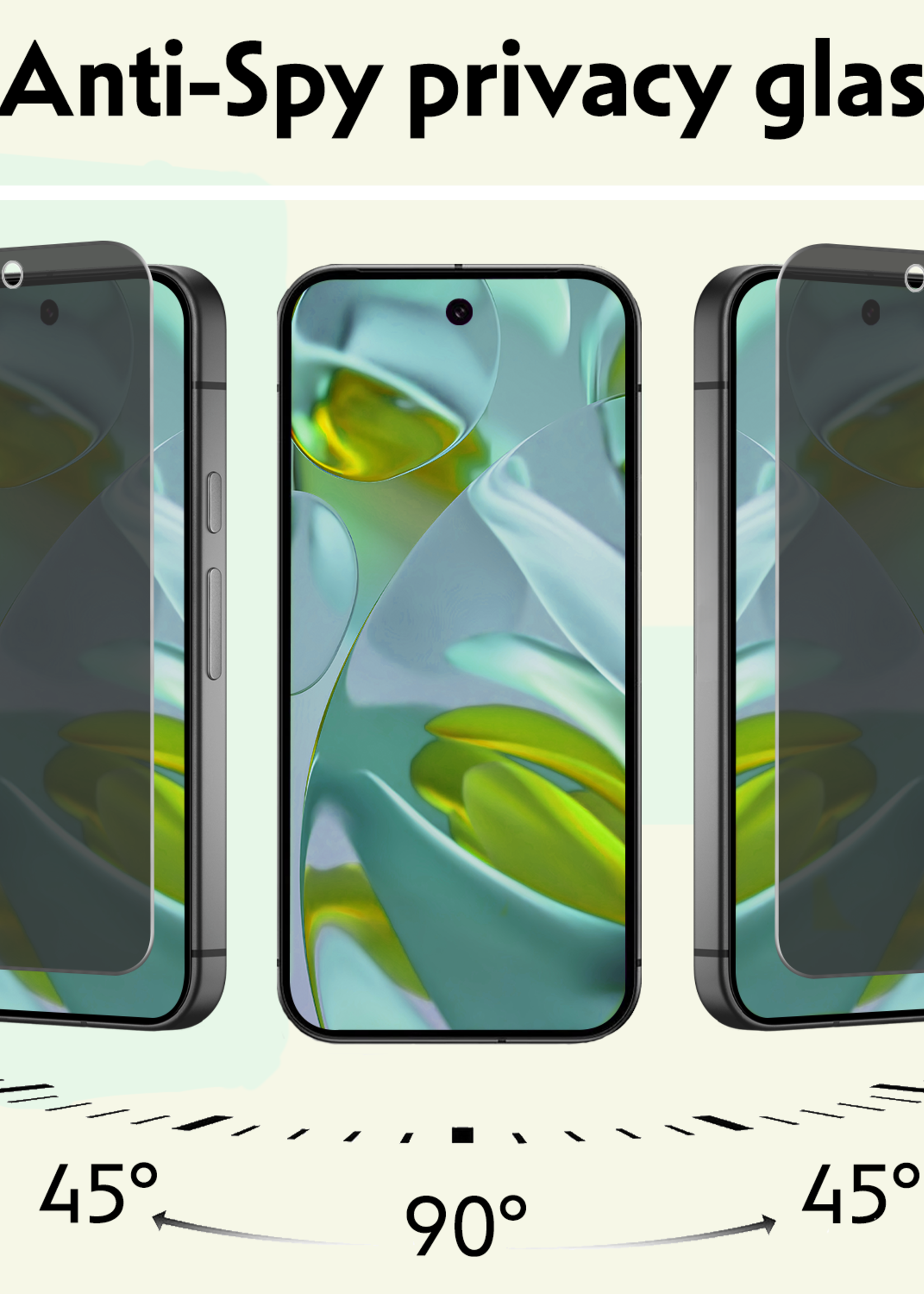 LUQ LUQ Google Pixel 10 Pro Screenprotector Glas Privacy