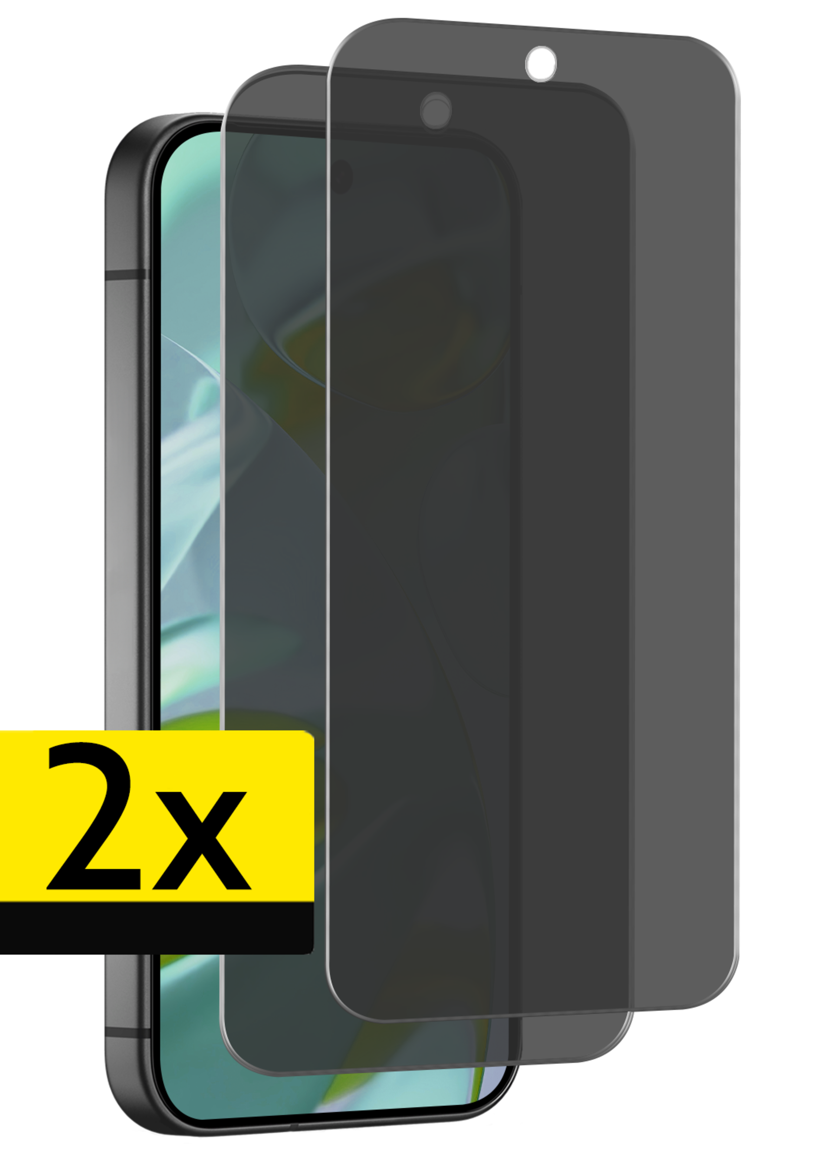 LUQ LUQ Google Pixel 10 Pro Screenprotector Glas Privacy - 2 PACK