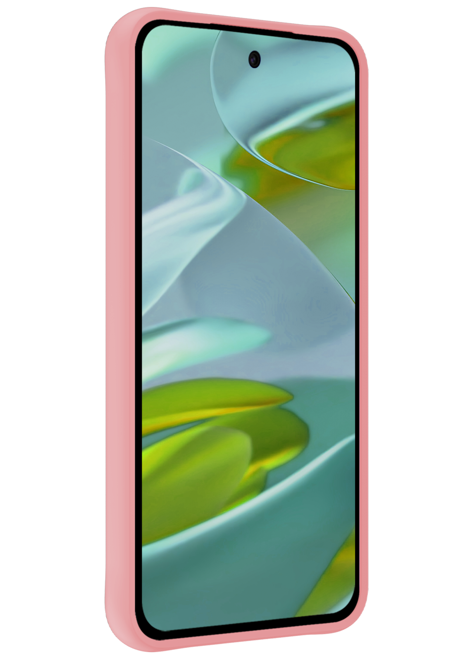 LUQ LUQ Google Pixel 10 Pro Hoesje Siliconen - Lichtroze