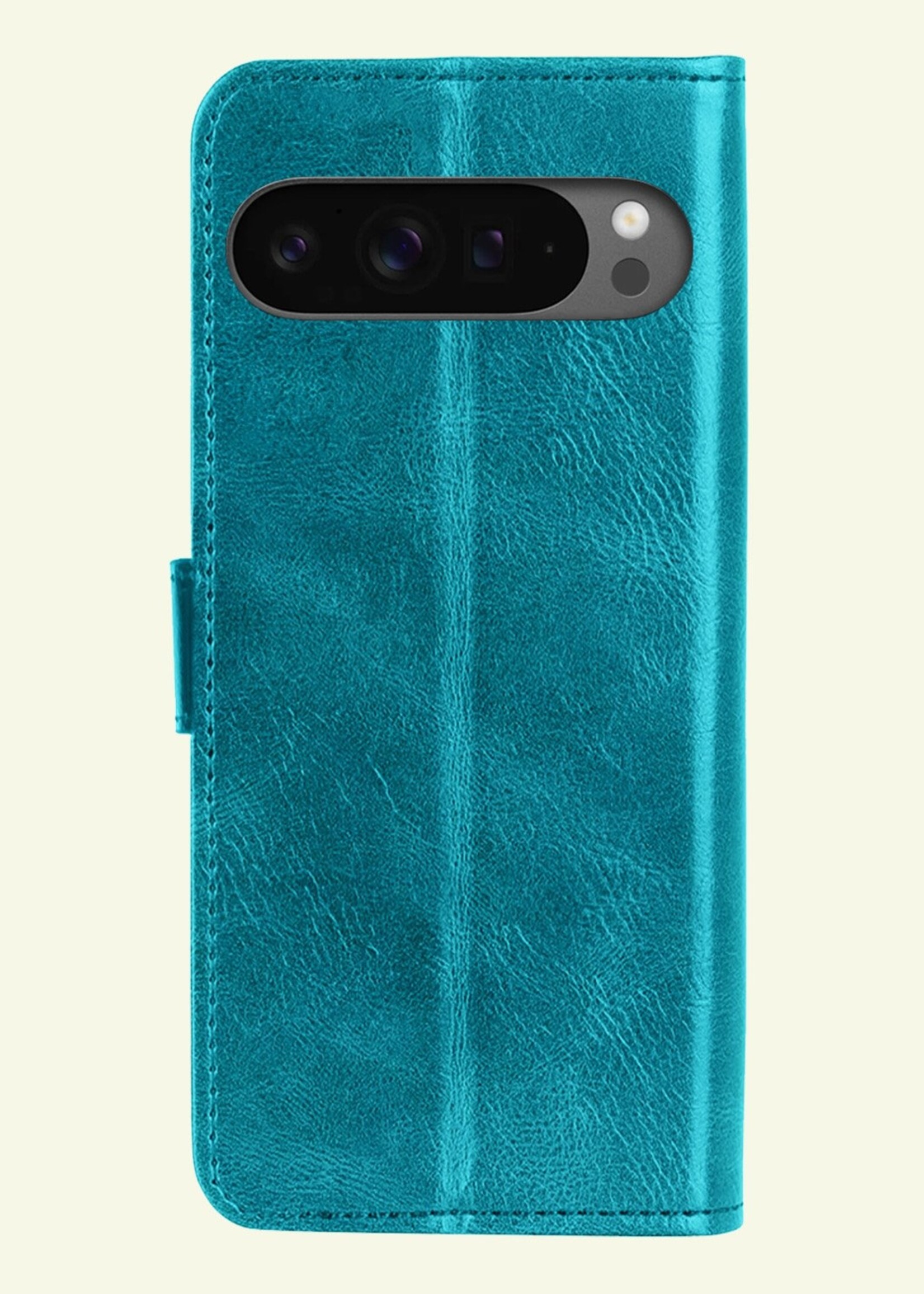 LUQ LUQ Google Pixel 10 Pro Hoesje Bookcase - Turquoise