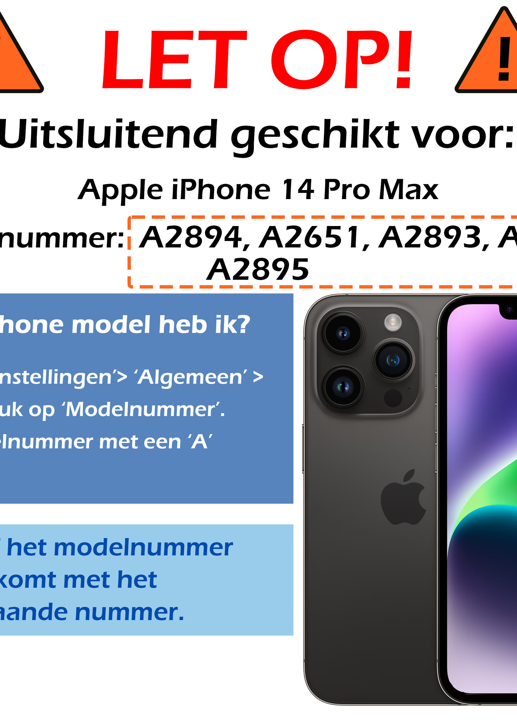 LUQ LUQ iPhone 14 Pro Max Hoesje Pashouder met Koord - Aubergine - 2 PACK