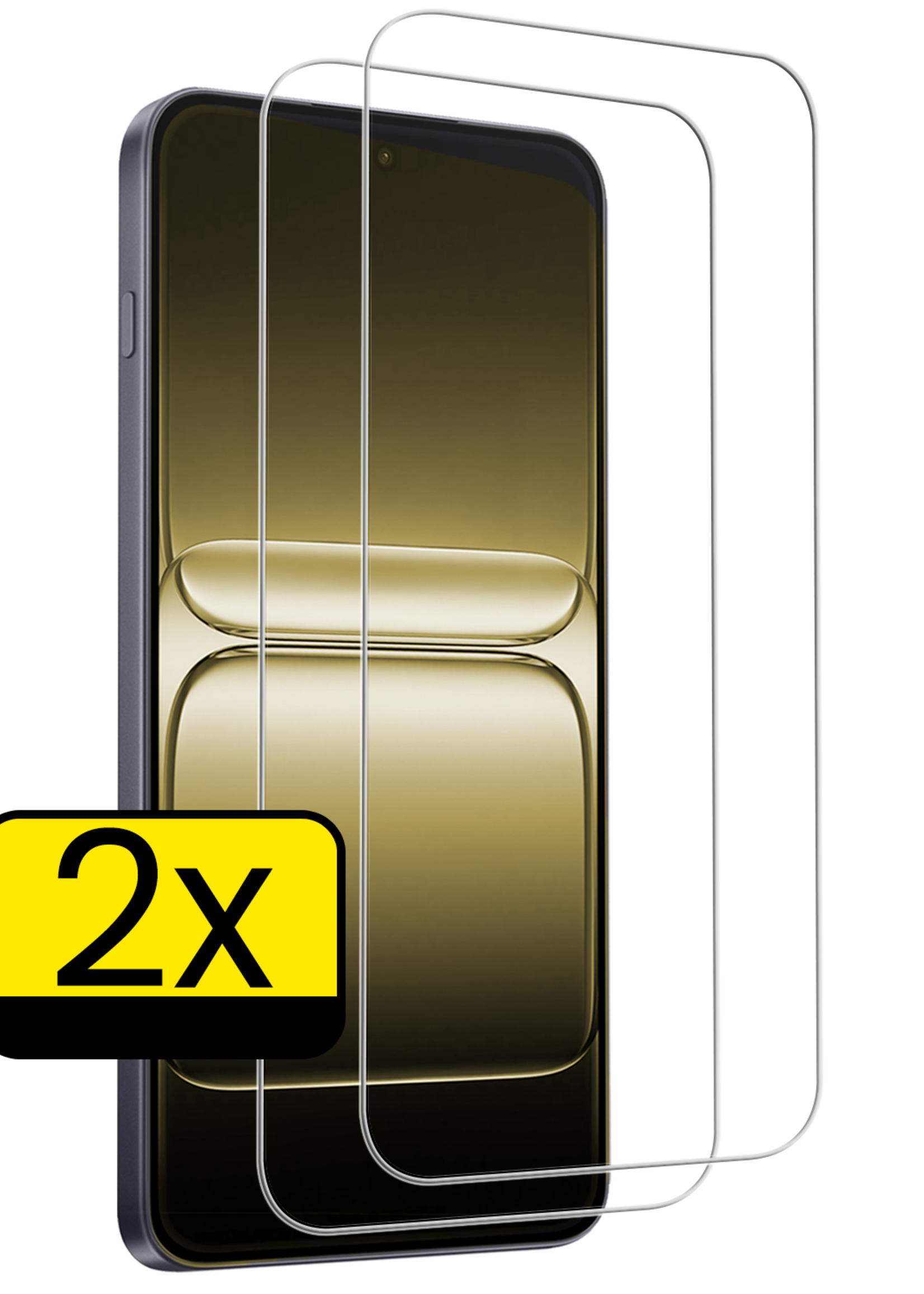 LUQ LUQ OnePlus Nord 5 Screenprotector Glas - 2 PACK