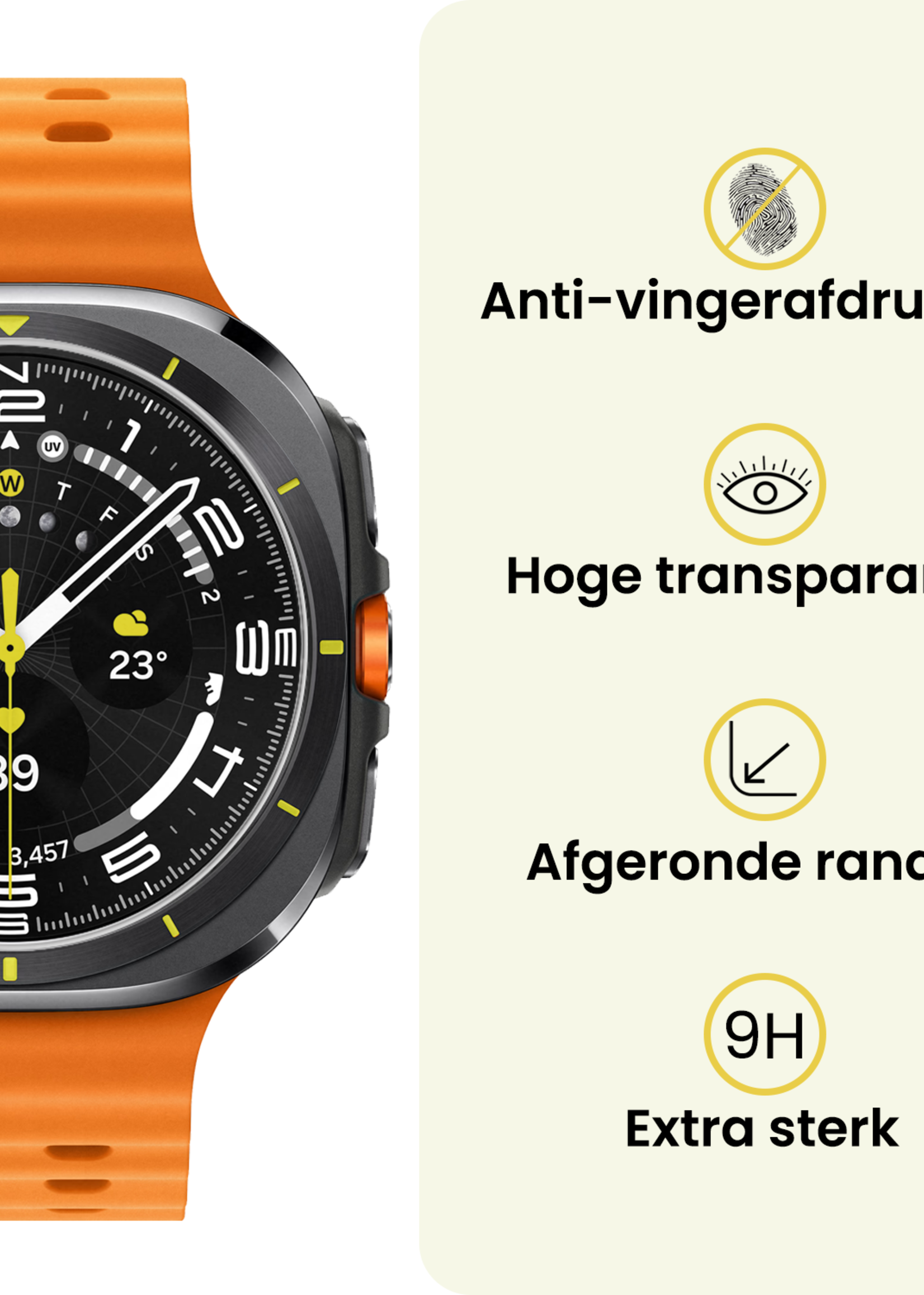 LUQ LUQ Samsung Galaxy Watch Ultra (2025) Screenprotector