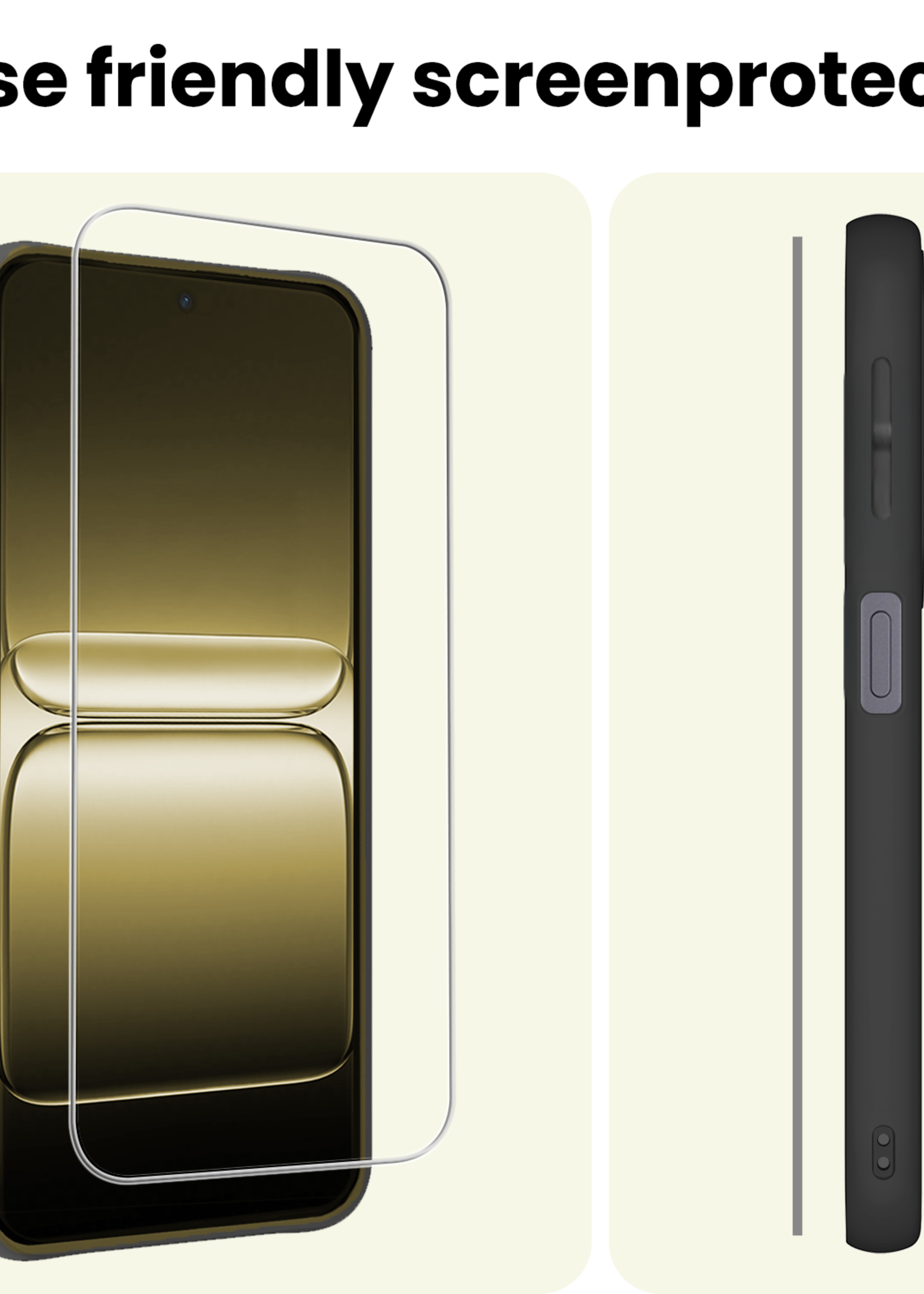 LUQ LUQ OnePlus Nord CE 5 Screenprotector Glas