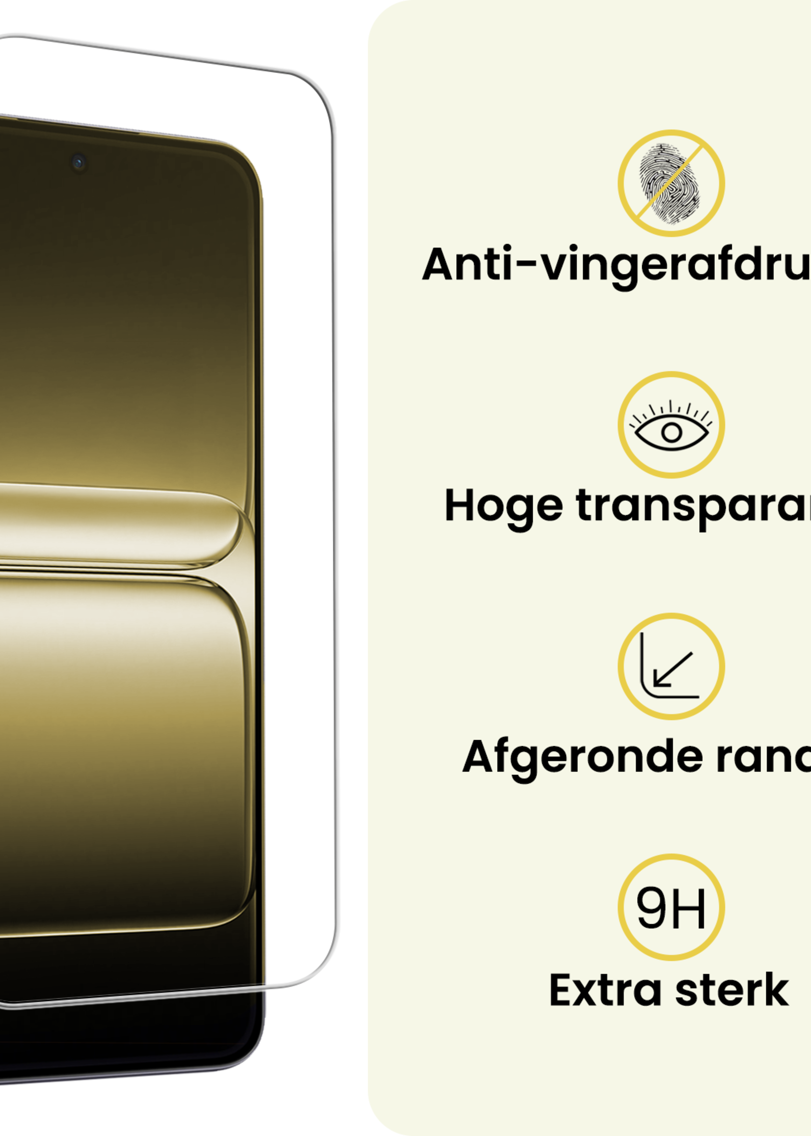 LUQ LUQ OnePlus Nord CE 5 Screenprotector Glas - 2 PACK