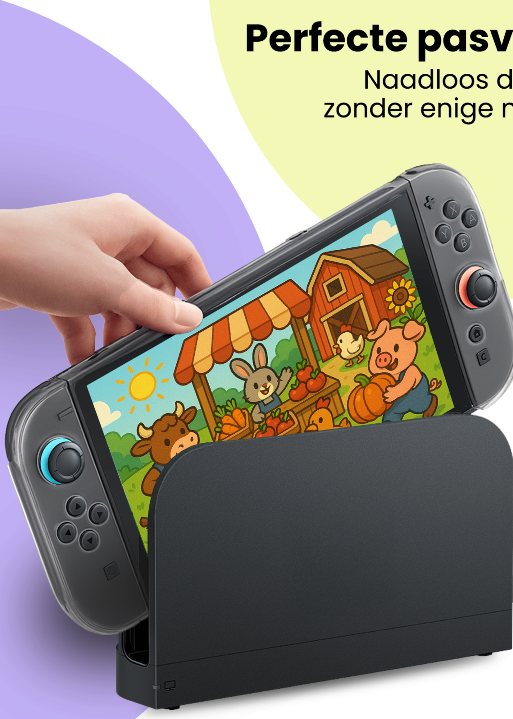 LUQ LUQ Transparante Hoes voor Nintendo Switch 2