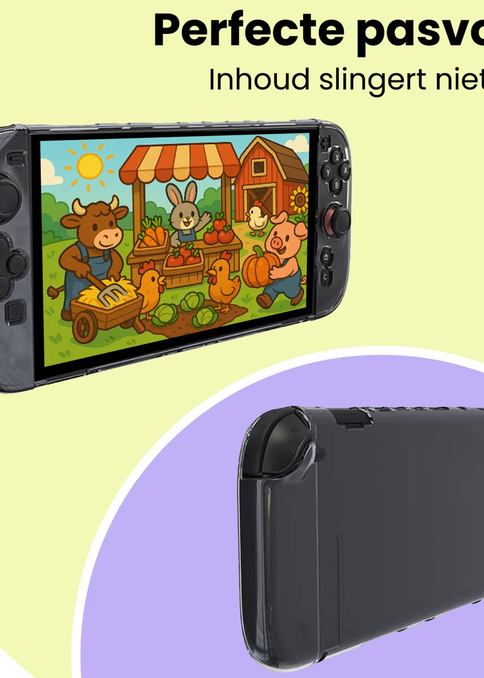 LUQ LUQ Transparante Hoes voor Nintendo Switch 2