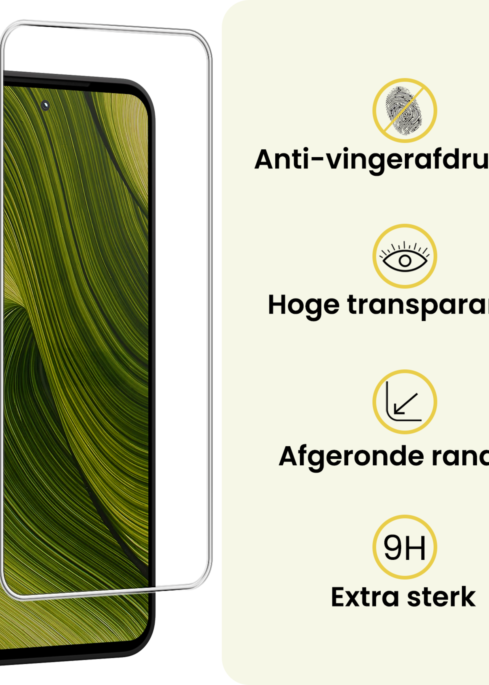 LUQ LUQ Fairphone 6 Screenprotector Glas - 3 PACK