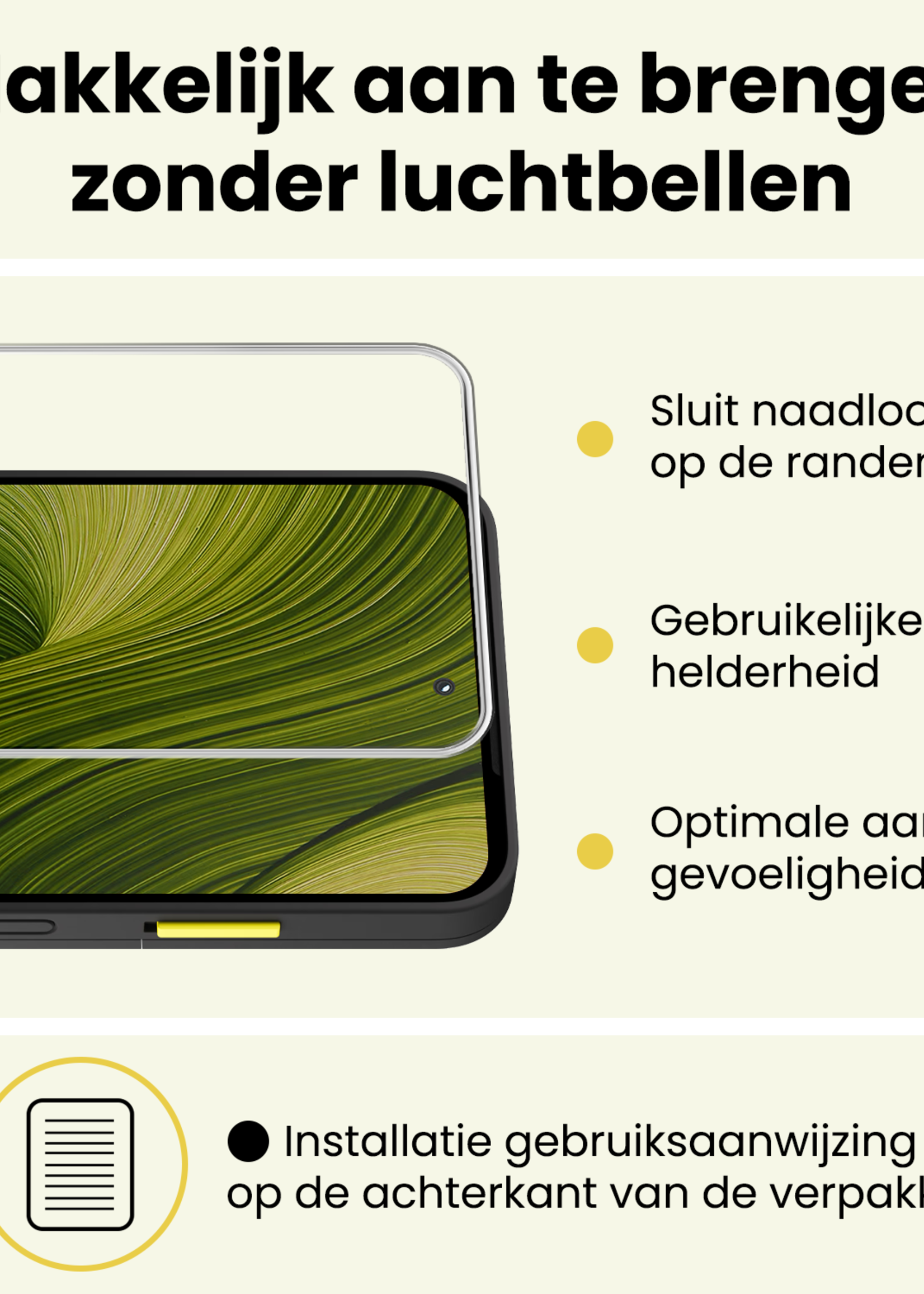 LUQ LUQ Fairphone 6 Screenprotector Glas - 3 PACK