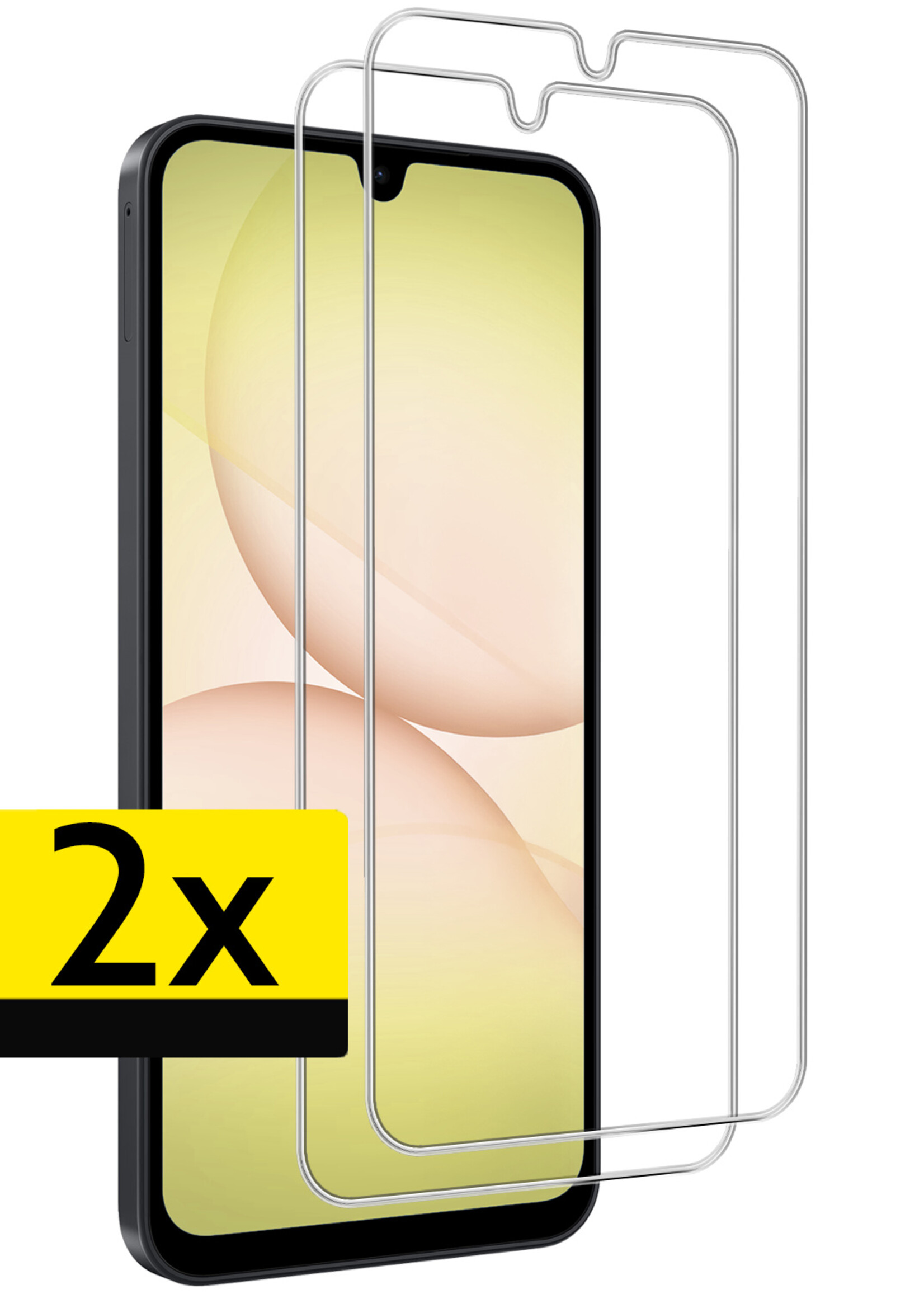 LUQ LUQ Samsung Galaxy A17 Screenprotector Glas - 2 PACK