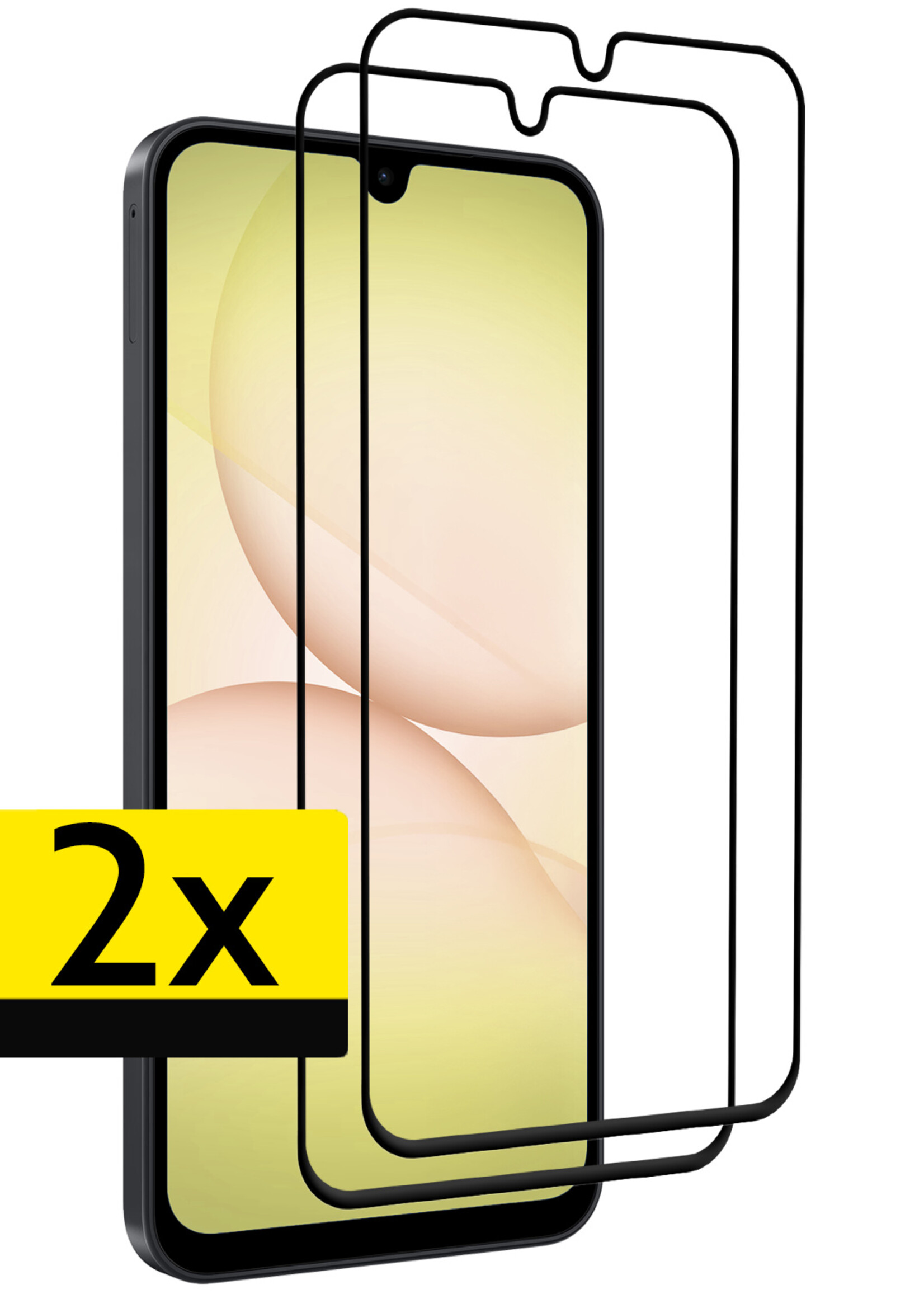 LUQ LUQ Samsung Galaxy A17 Screenprotector Glas Full Cover - 2 PACK