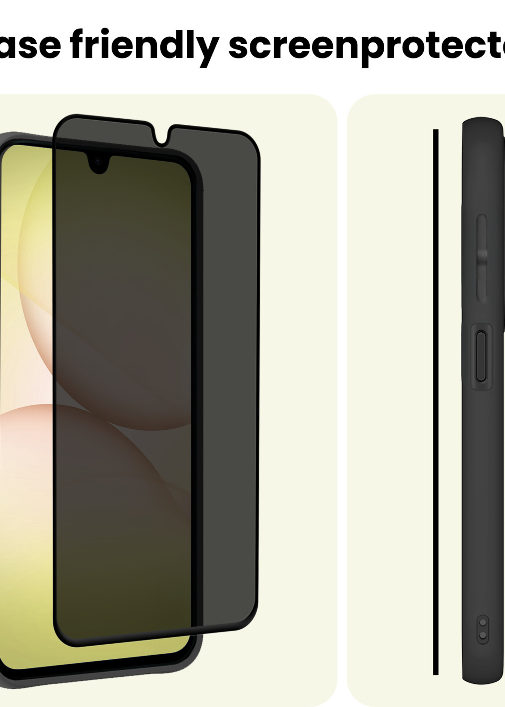 LUQ LUQ Samsung Galaxy A17 Screenprotector Glas Privacy