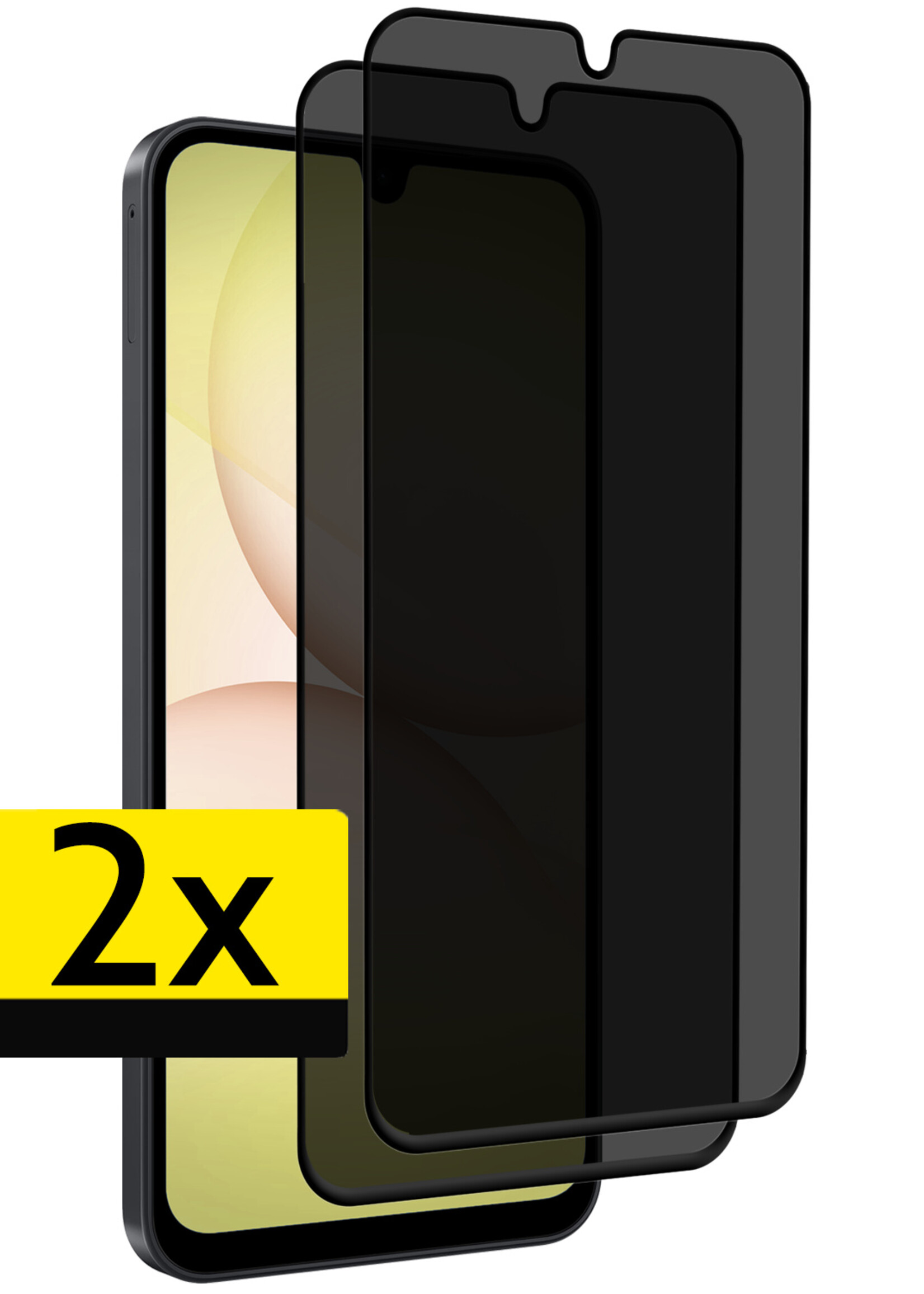 LUQ LUQ Samsung Galaxy A17 Screenprotector Glas Privacy - 2 PACK