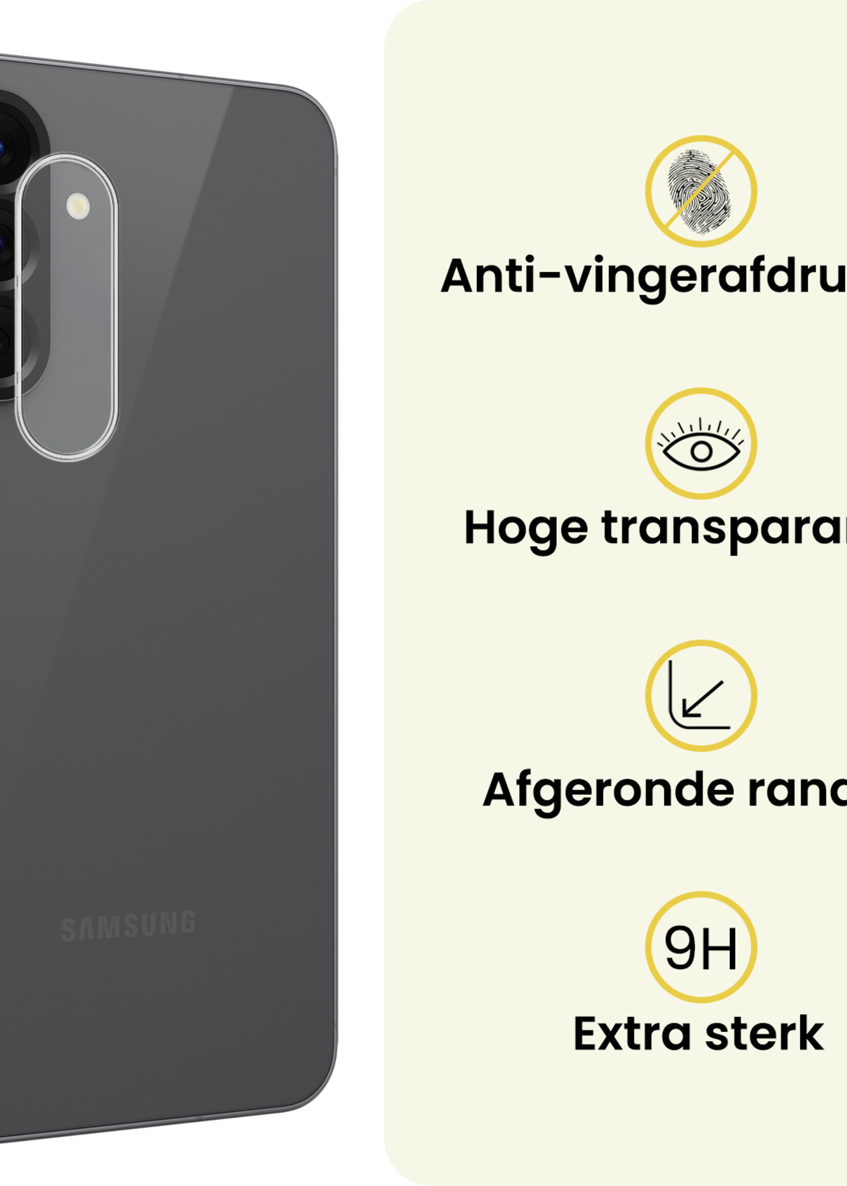 LUQ LUQ Samsung Galaxy A17 Camera Screenprotector - 2 PACK