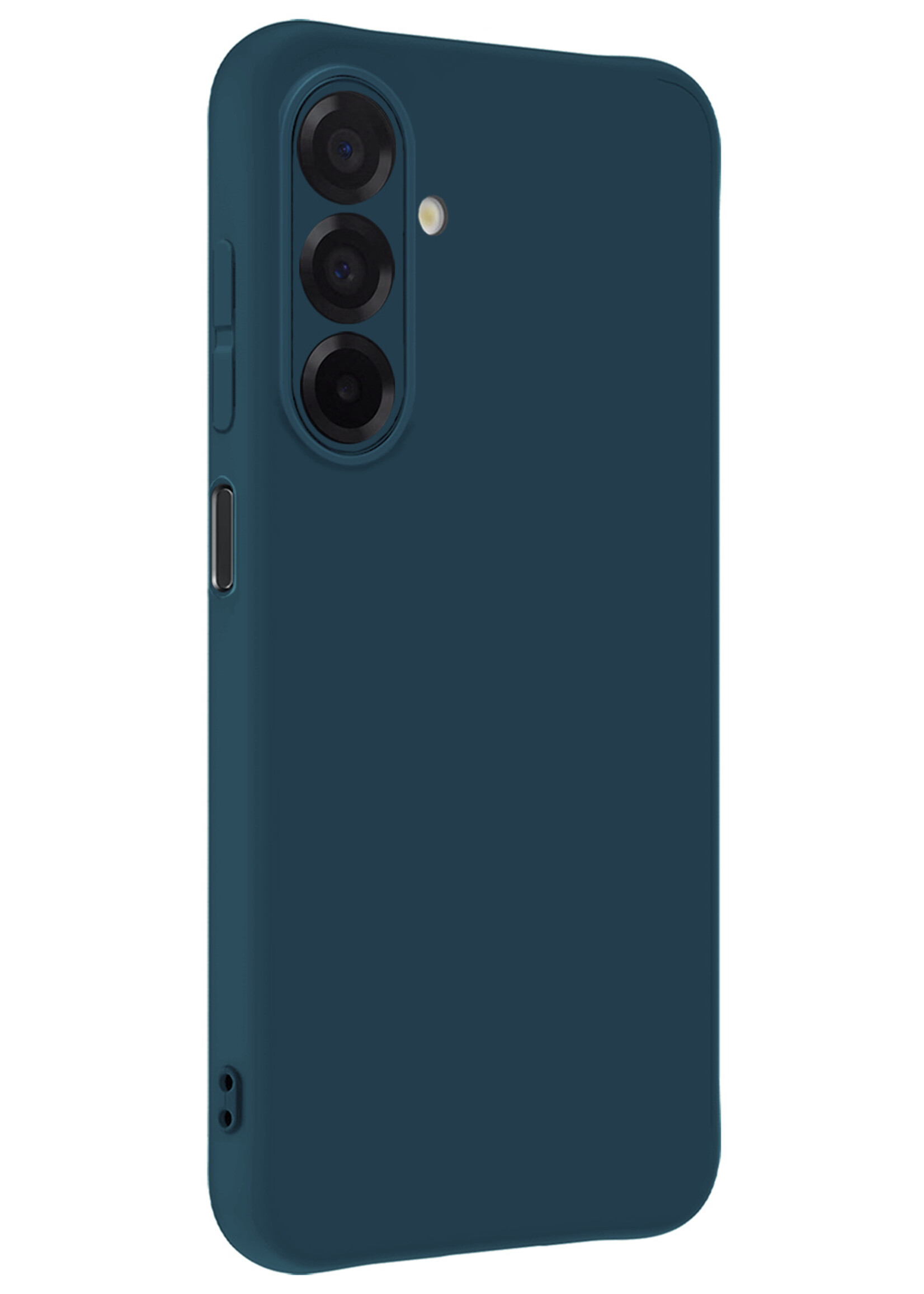 LUQ LUQ Samsung Galaxy A17 Hoesje Siliconen - Donkerblauw