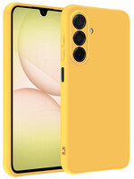 LUQ LUQ Samsung Galaxy A17 Hoesje Siliconen - Geel