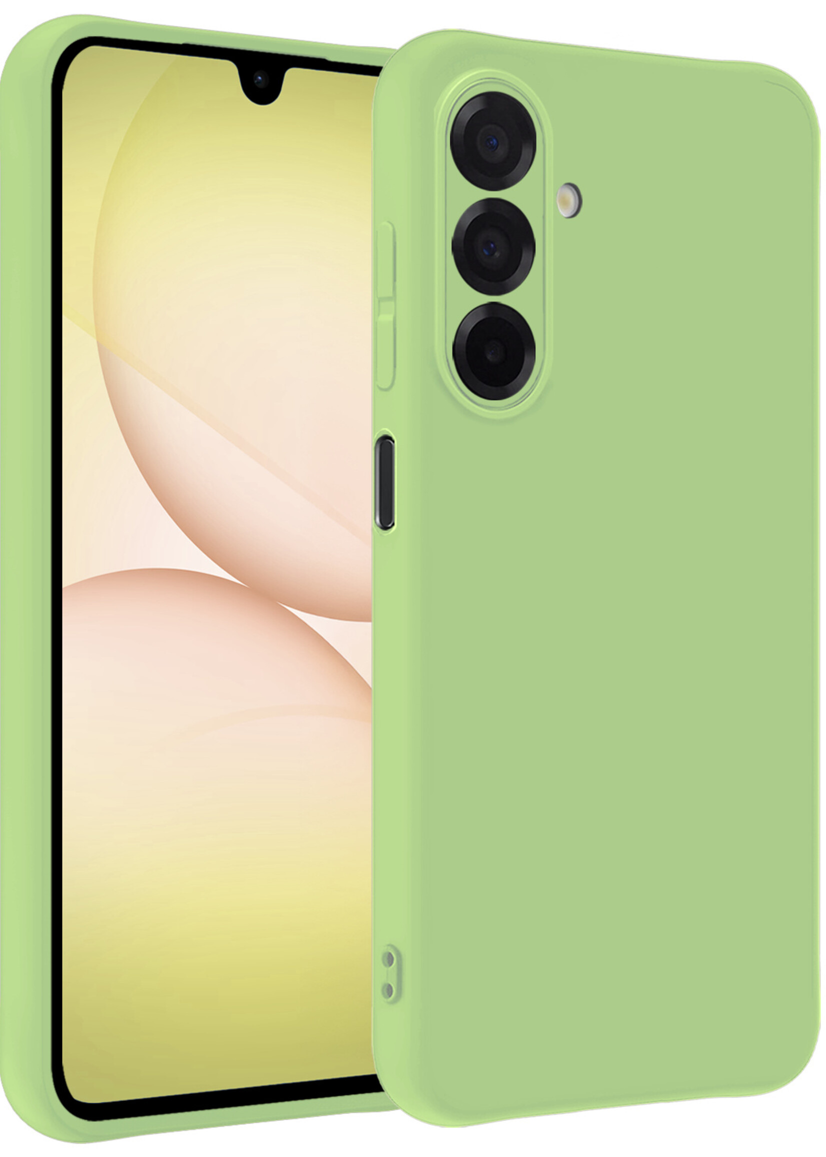 LUQ LUQ Samsung Galaxy A17 Hoesje Siliconen - Groen