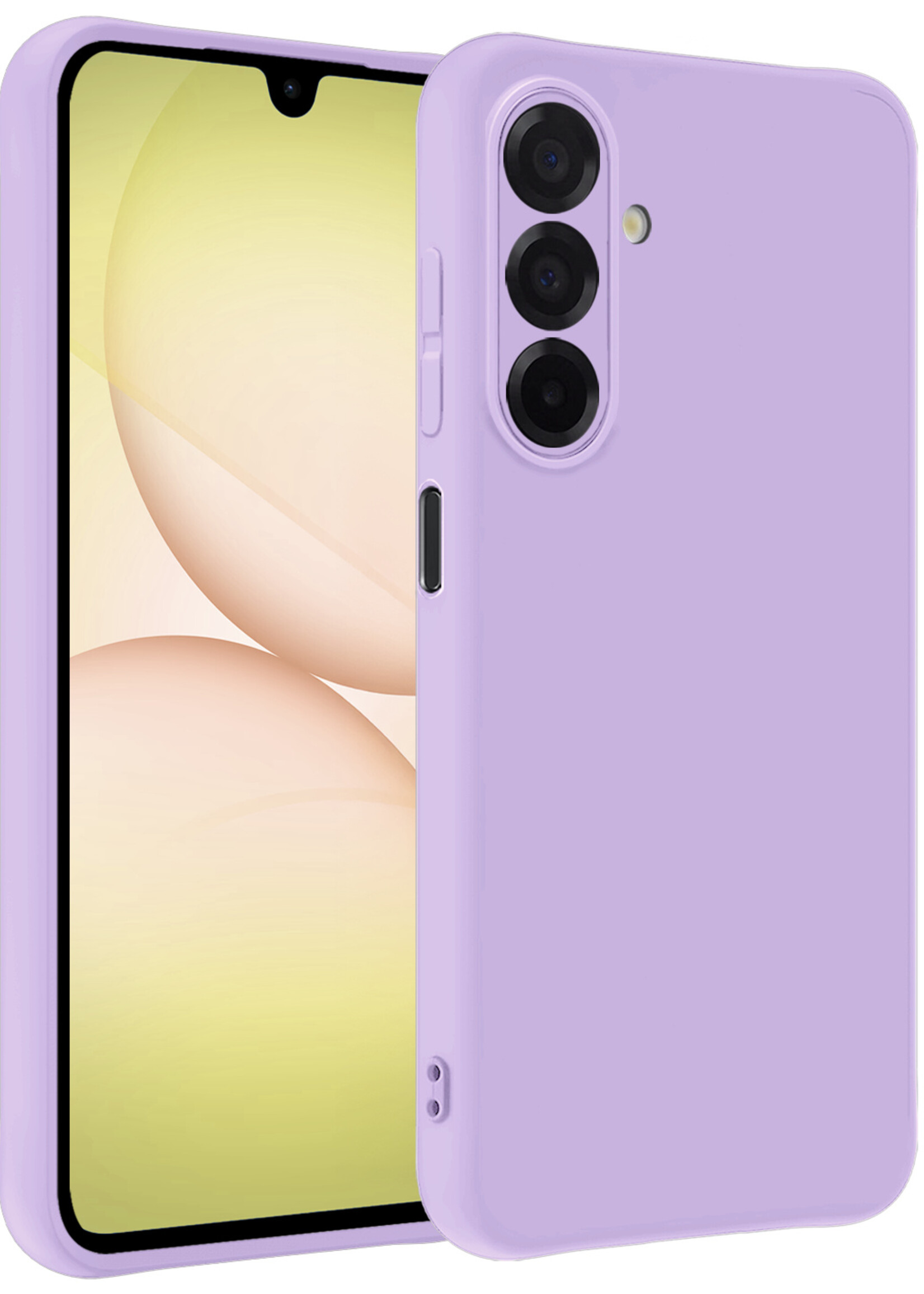 LUQ LUQ Samsung Galaxy A17 Hoesje Siliconen - Lila