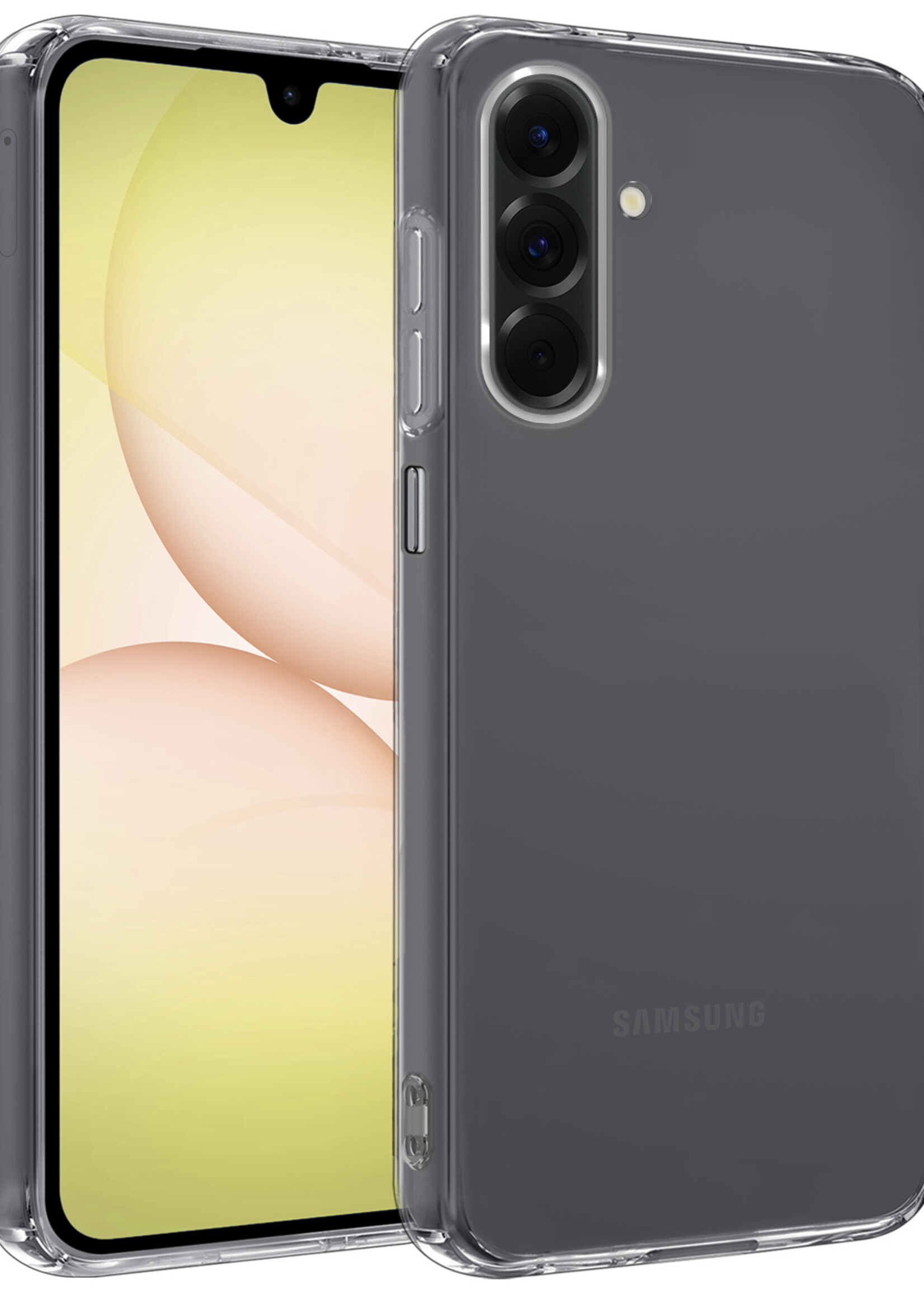 LUQ LUQ Samsung Galaxy A17 Hoesje Siliconen - Transparant