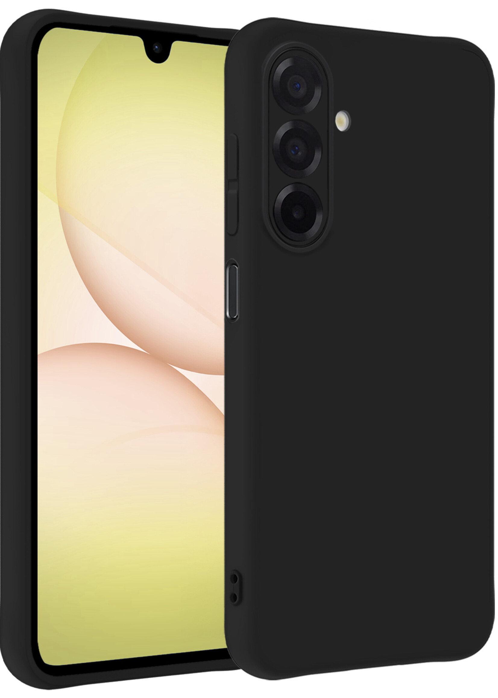 LUQ LUQ Samsung Galaxy A17 Hoesje Siliconen - Zwart