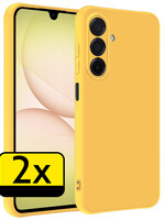 LUQ LUQ Samsung Galaxy A17 Hoesje Siliconen - Geel - 2 PACK