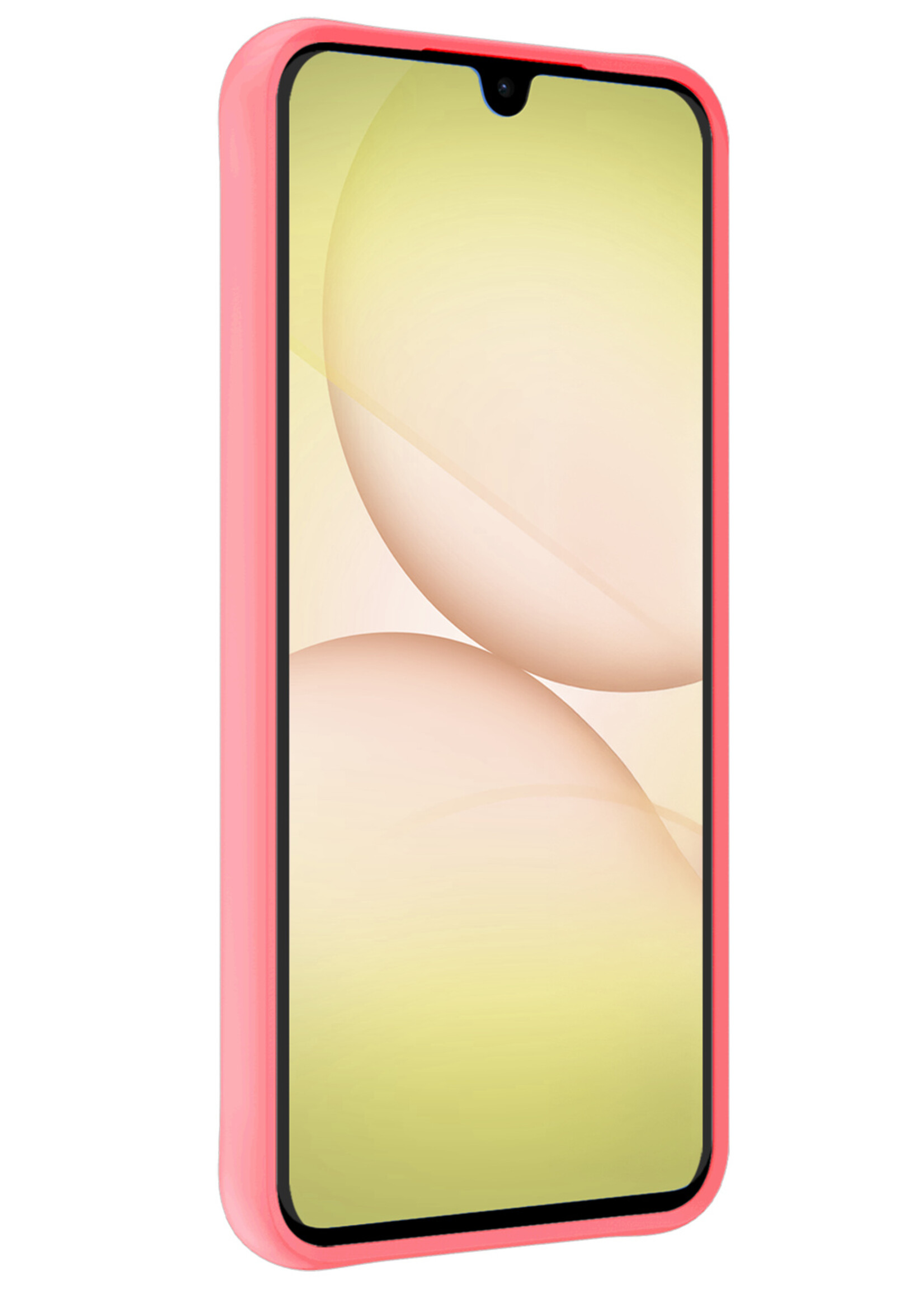 LUQ LUQ Samsung Galaxy A17 Hoesje Siliconen - Lichtroze - 2 PACK