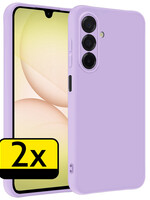 LUQ LUQ Samsung Galaxy A17 Hoesje Siliconen - Lila - 2 PACK