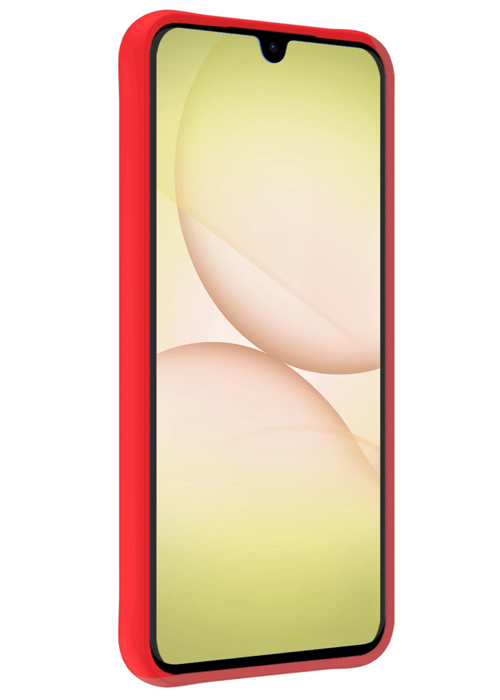 LUQ LUQ Samsung Galaxy A17 Hoesje Siliconen - Rood - 2 PACK