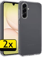 LUQ LUQ Samsung Galaxy A17 Hoesje Siliconen - Transparant - 2 PACK