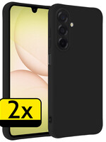LUQ LUQ Samsung Galaxy A17 Hoesje Siliconen - Zwart - 2 PACK