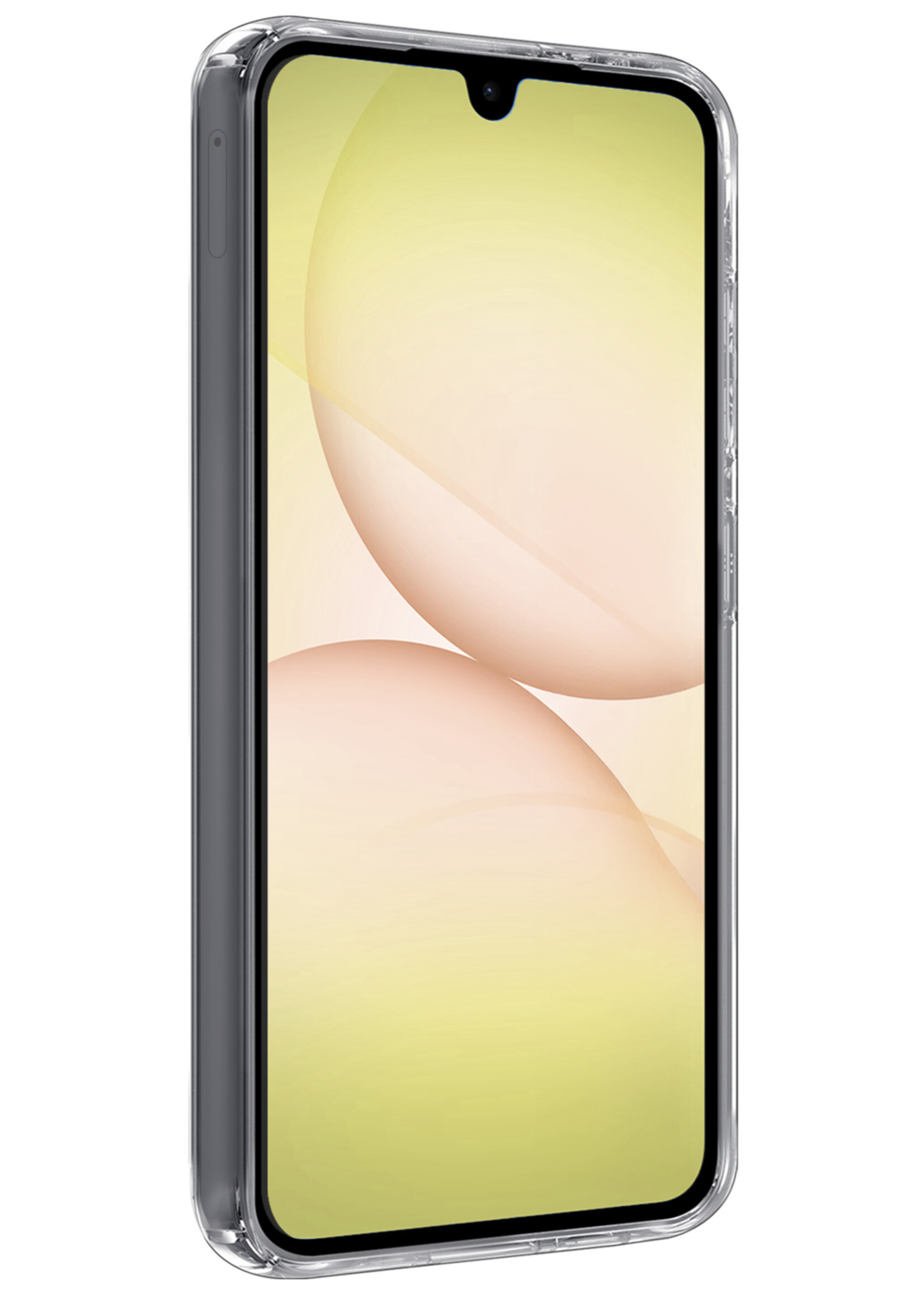 LUQ LUQ Samsung Galaxy A17 Hoesje Siliconen Met 2x Screenprotector - Transparant