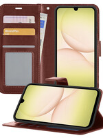 LUQ LUQ Samsung Galaxy A17 Hoesje Bookcase - Bruin