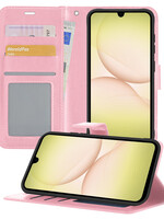 LUQ LUQ Samsung Galaxy A17 Hoesje Bookcase - Lichtroze