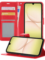LUQ LUQ Samsung Galaxy A17 Hoesje Bookcase - Rood