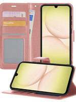 LUQ LUQ Samsung Galaxy A17 Hoesje Bookcase - Rose Goud