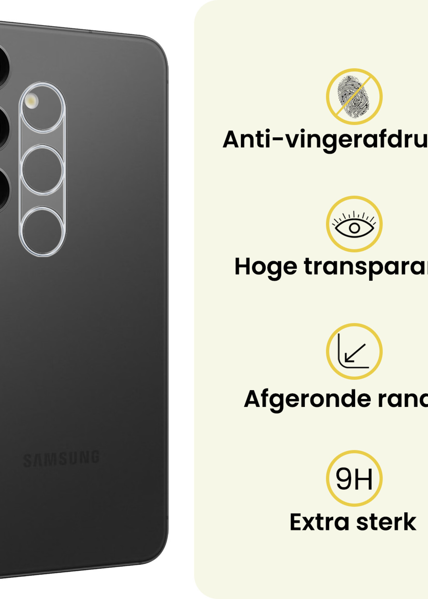 LUQ LUQ Samsung Galaxy S25 FE Camera Screenprotector - 3 PACK