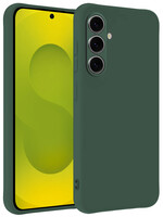 LUQ LUQ Samsung Galaxy S25 FE Hoesje Siliconen - Donkergroen