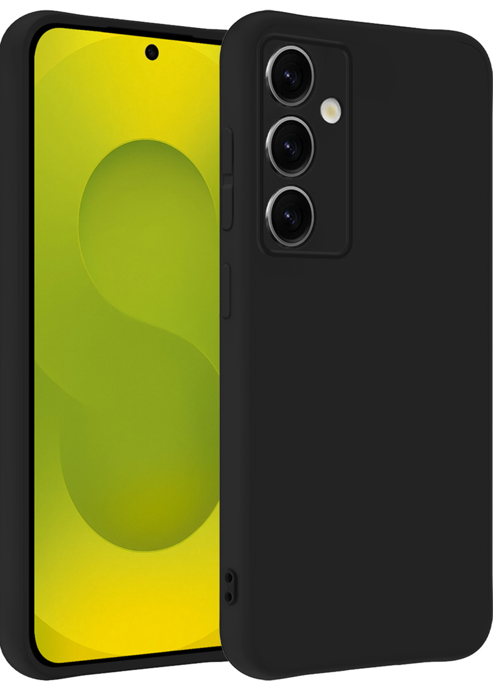 LUQ LUQ Samsung Galaxy S25 FE Hoesje Siliconen - Zwart