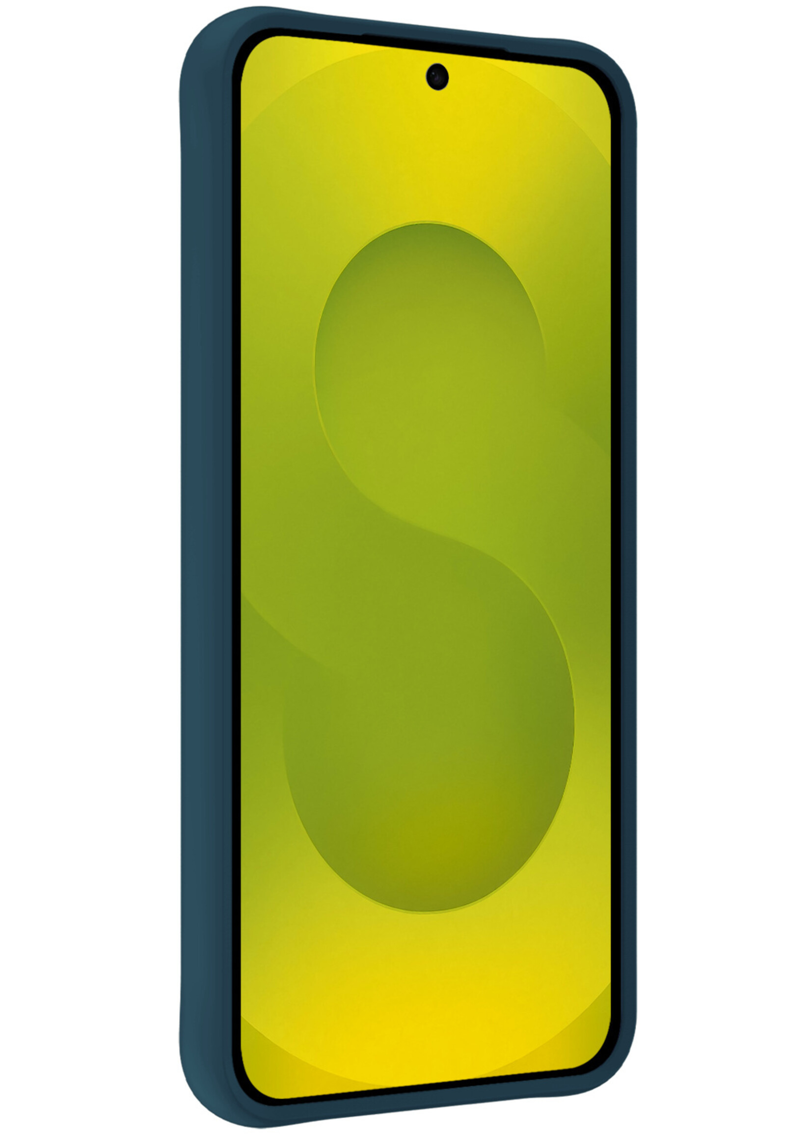 LUQ LUQ Samsung Galaxy S25 FE Hoesje Siliconen - Donkerblauw - 2 PACK