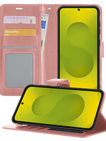 LUQ LUQ Samsung Galaxy S25 FE Hoesje Bookcase - Rose Goud