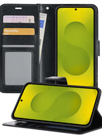 LUQ LUQ Samsung Galaxy S25 FE Hoesje Bookcase - Zwart