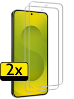 LUQ LUQ Samsung Galaxy S25 FE Screenprotector Glas - 2 PACK